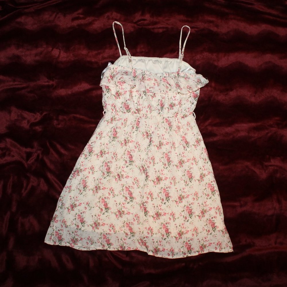 Papaya Floral Dress